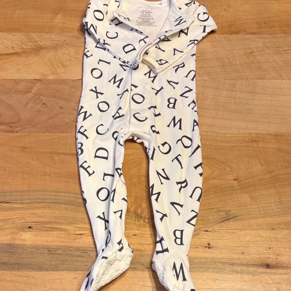Magnetic Me Alphabet Onesie 9-12 mo
